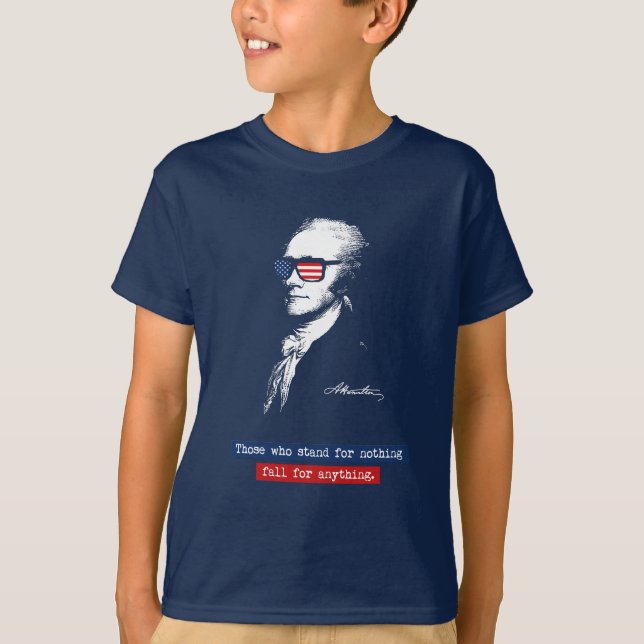 Camiseta Alexander Hamilton los que representan nada (Anverso)
