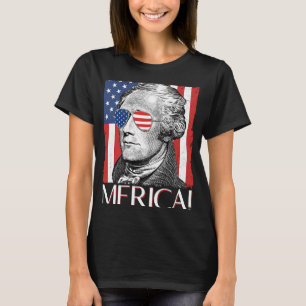 Camiseta Alexander Hamilton 'Merica Patriota Bandera Americ