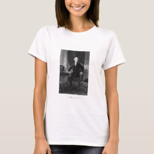 Camiseta Alexander Hamilton que se sienta en su escritorio