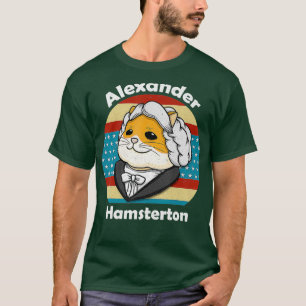 Camiseta Alexander Hamilton Retro Hamster Alexander