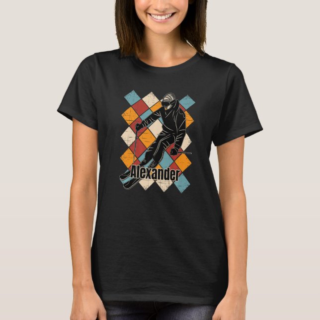 Camiseta Alexander Skiopes Vintage Skier Name Premium (Anverso)