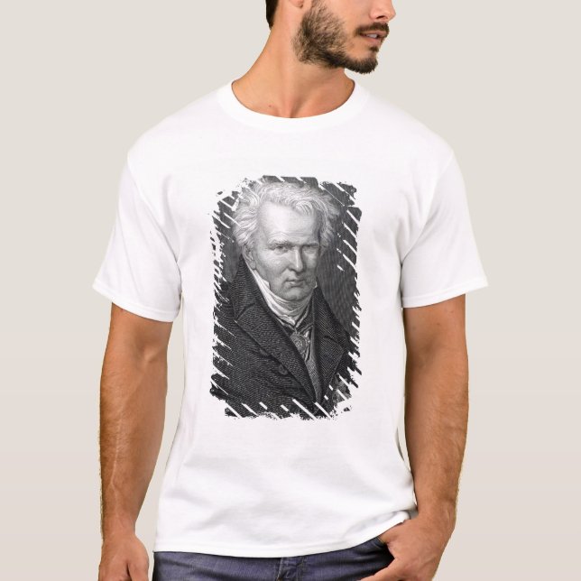Camiseta Alexander von Humboldt, grabado por C. Cook (Anverso)