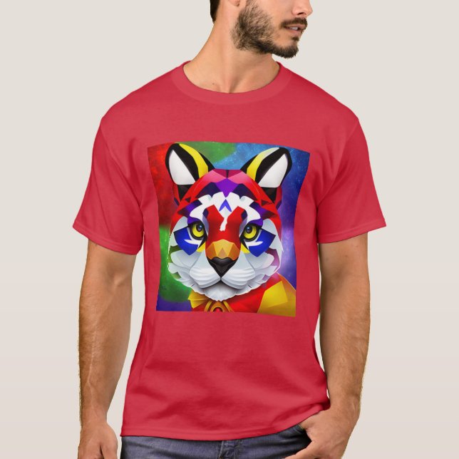 Camiseta Alexander's Cat men cardinal red T-shirt (Anverso)