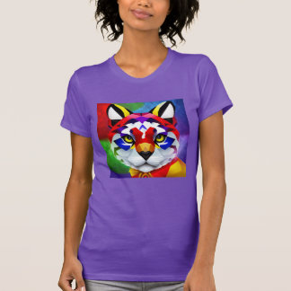 Camiseta Alexander's Cat women purple T-shirt