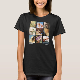 Camiseta Alexandre Cabanel Famoso Cuadrícula de Pinturas