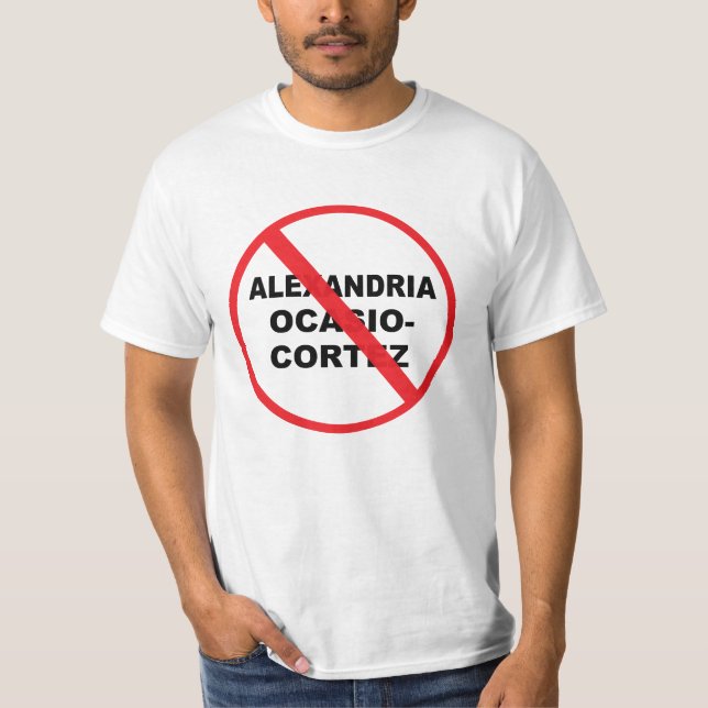 Camiseta Alexandría anti Ocasio-Cortez (Anverso)