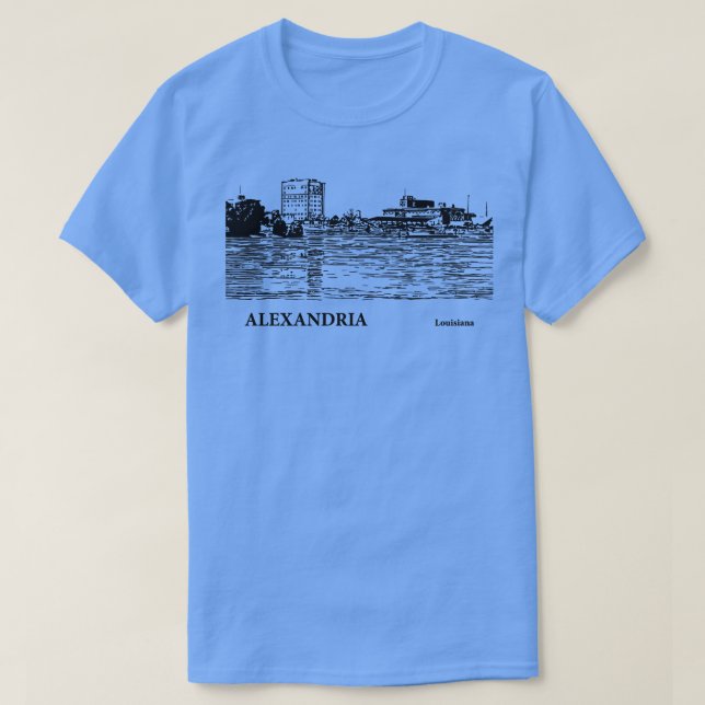 Camiseta Alexandria Louisiana TShirt - 3 (Diseño del anverso)