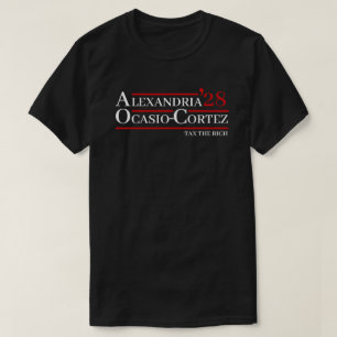 Camiseta Alexandria Ocasio-Cortez 2028 AOC 28 Gravar a los 