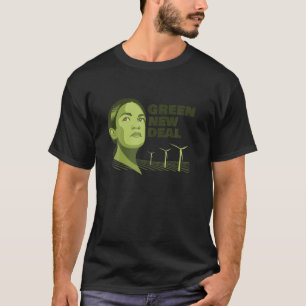 Camiseta Alexandria Ocasio Cortez AOC Green New Deal Climat