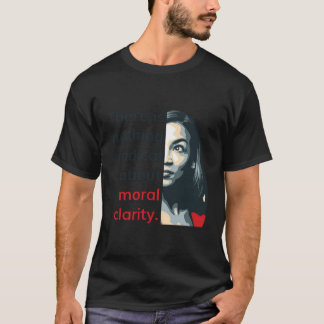 Camiseta Alexandria Ocasio-Cortez Cita Radical Clarity Lib