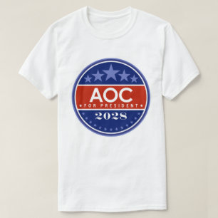 Camiseta Alexandria Ocasio-Cortez para Presidenta 2028