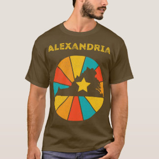 Camiseta Alexandria Virginia Vintage Distresres Souvenir 1