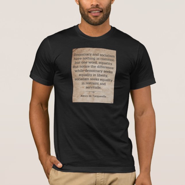 Camiseta Alexis de Tocqueville (Anverso)