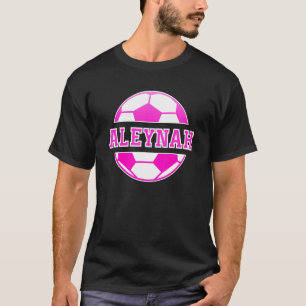 Camiseta Aleynah Nombre Chicas Futbol Jugar Fútbol Deportiv