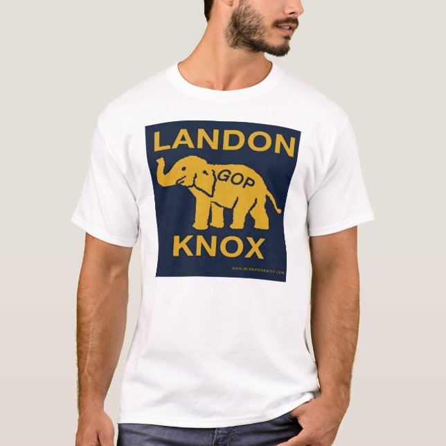 Camiseta Alf Landon y Franklin Knox (Anverso)