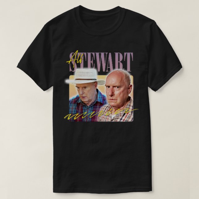Camiseta Alf Stewart Home Away 80s Arte de fans estéticos (Diseño del anverso)