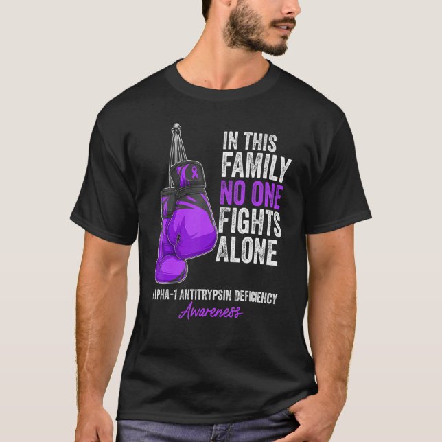 Camiseta Alfa 1 Mes de Conciencia sobre la Deficiencia Anti (Anverso)