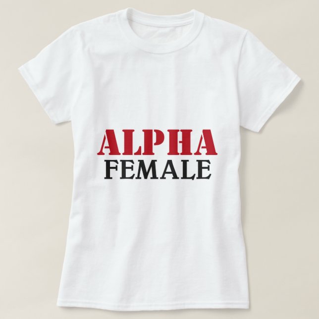 Camiseta Alfa Female (Diseño del anverso)