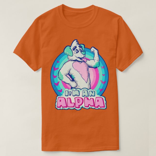 Camiseta Alfa Furry (Diseño del anverso)