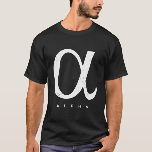 Camiseta Alfa griega (Anverso)
