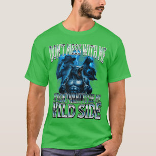 Camiseta Alfa Macho Hombre Lobo Meme Corny D