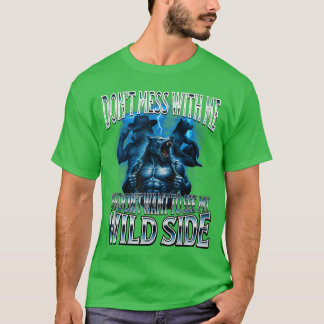 Camiseta Alfa Macho Hombre Lobo Meme Corny D