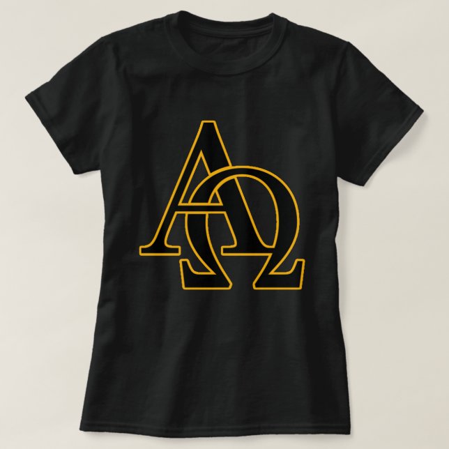 Camiseta Alfa Omega (Diseño del anverso)