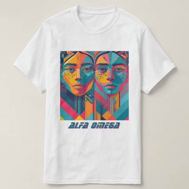 CAMISETA " ALFA OMEGA " (Diseño del anverso)