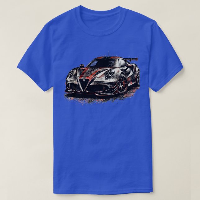Camiseta Alfa Romeo 4C 14 (Diseño del anverso)