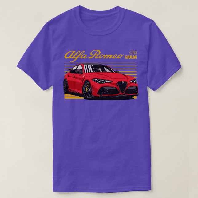 CAMISETA ALFA ROMEO GIULIA (Diseño del anverso)