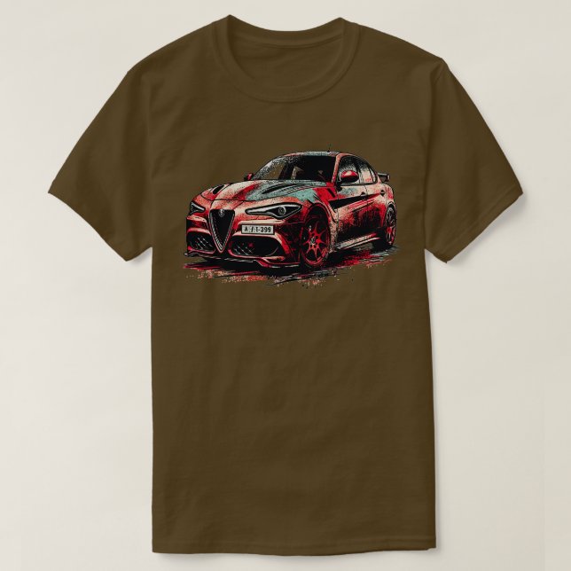 Camiseta Alfa Romeo Giulia 4 (Diseño del anverso)