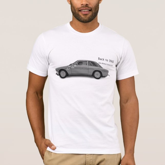 Camiseta Alfa Romeo Giulia GTA 1965 (Anverso)