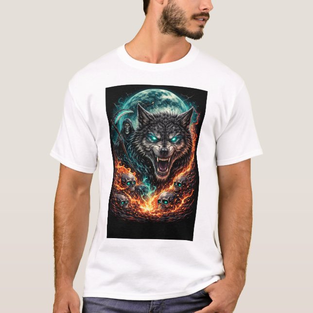 Camiseta Alfa Soulfire: Guardián del Inframundo (Anverso)