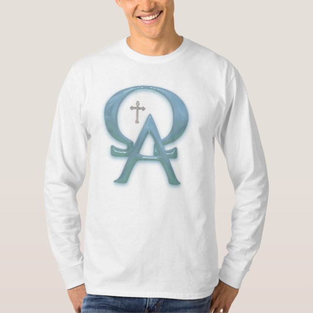camiseta alfa y omega (Anverso)