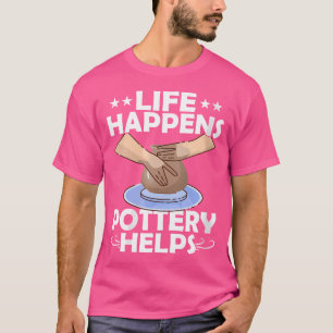 Camiseta Alfabética Cerámica Ayuda Alfarero Cerámica A