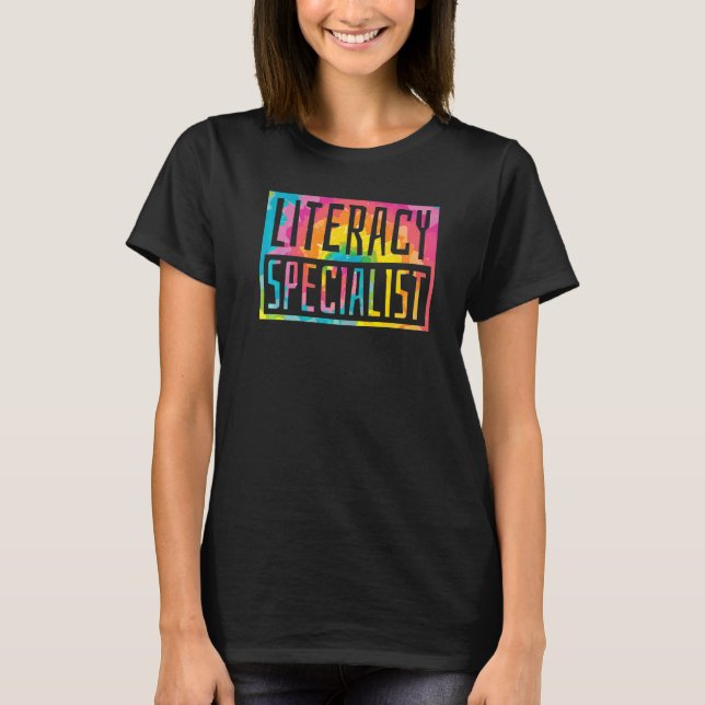 Camiseta Alfabetización especializada en lectura y escritur (Anverso)