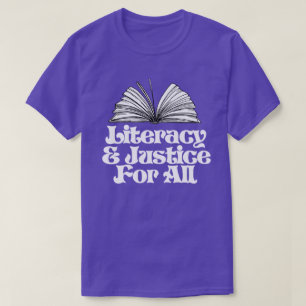 Camiseta Alfabetización y justicia para todos