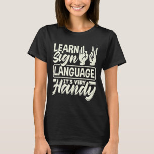 Camiseta Alfabetizador Teacher Lenguaje Americano de Canto 