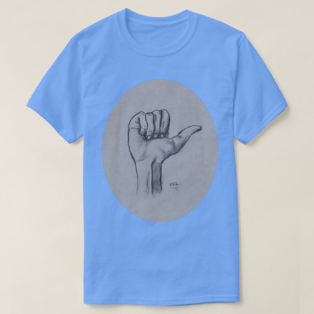 Camiseta Alfabeto A 1 (Diseño del anverso)