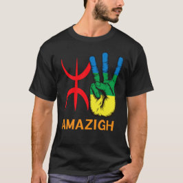 Camiseta alfabeto amazigh hand y yaz 