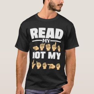 Camiseta Alfabeto Asl Lenguaje de Señas Americano Profesor