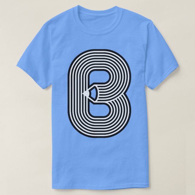 Camiseta Alfabeto B 3 (Diseño del anverso)