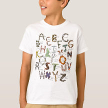Alfabeto de insectos para niños - Bug Shirt