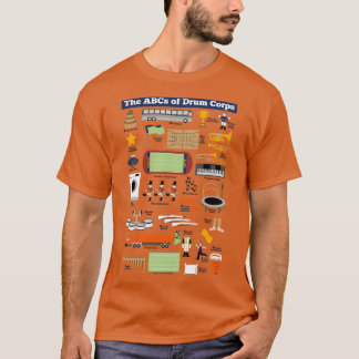 Camiseta Alfabeto de los Cuerpos de Tambor 1