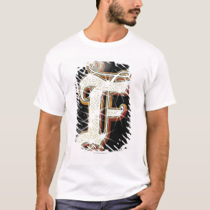Camiseta Alfabeto F de Bling