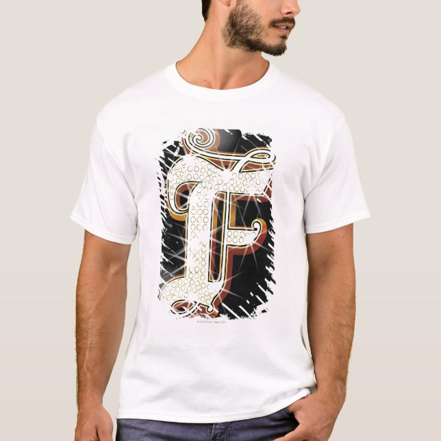 Camiseta Alfabeto F de Bling (Anverso)