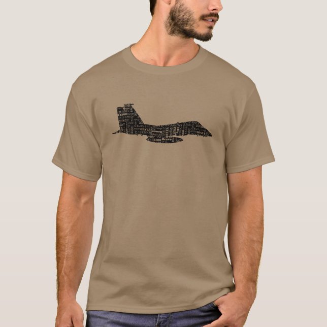 Camiseta Alfabeto fonético de Jet Jet (Anverso)
