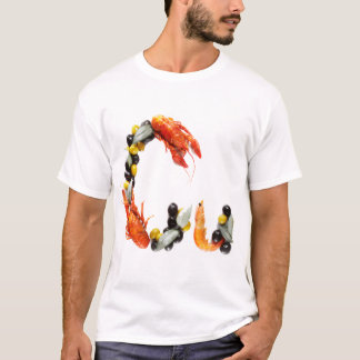 Camiseta Alfabeto Gastronómico: C es para Crustáceo