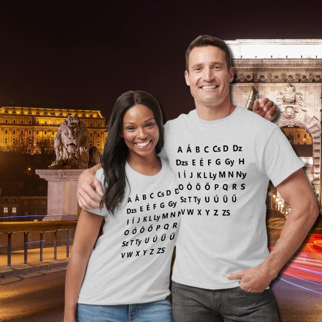 Camiseta Alfabeto húngaro (Subido por el creador)