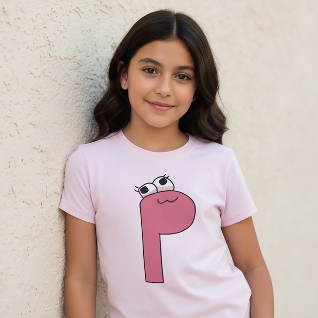 Camiseta alfabeto letra P (Subido por el creador)